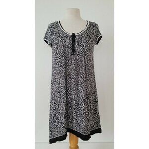 Secret Treasures Leopard Pajama dress Size 4/6 Soft Lounge Sleepwear